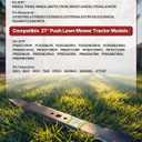 406712, 532406712 Lawn Mower Blade for Craftsman Husqvarna 21 inch Deck Push Walk Behind Lawnmower, Circle Mulching Lawn Mower Blade, Replacement Part 165833, 175064, 189028,532165833, 531300765