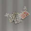 White Chenille Letters Self-Adhesive Patches: KINGSOW 52PCS Self Adhesive Varsity Iron on Letter Patches Stick on Embroidered Patch for Clothing