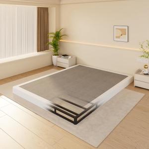 DORITRON Low Profile King Box Spring 4 Inch, 3000lbs Heavy Duty King Size Box Spring Bed Base Metal Mattress Foundation, Easy Assembly, Noise Free