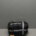 KingCamp 3-in-1 Sleeping Bag for Adults Cold & Warm Weather, XL Size for Big & Tall Individuals, Waterproof, Flannel Lining, Extra Length-Ideal for Camping & Backpacking (Black)