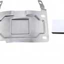 License Plate Relocation Bracket For Harley-Davidson | Fits 1986-2023 Harley Electra Glide/Road King/Softail/Touring | Silver Aluminum | Rear Lower Position | Custom Style