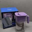 Culligan with ZeroWater Technology 10-Cup Water Filter Pitcher Includes 5-Stage Advanced Water Filter, IAPMO Certified to Reduce Lead, Total PFAS, Mercury, Fluoride, and Chlorine - Lilac