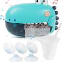 Lehoo Castle Toddler Bath Toys, Bath Bubble Machine, Dinosaur Bath Toys for Kids Ages 1-3, Bubble Maker for Bathtub, Toys for Boys Girls