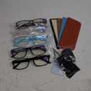 Gaoye Professional Reading Glasses for All Day - Computer Readers with Blue Light Protection - Value Pack +0.75