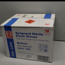 Rhino BASIC Blue Nitrile Exam Gloves - Latex-Free & Powder-Free - NGPF-7002 (Case of 1,000), Meduin