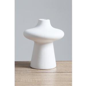 7.8 In Ceramic Vase White