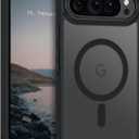 BENTOBEN Magnetic for Google Pixel 9 Pro XL Case, Pixel 9ProXL Phone Case Compatible with MagSafe, Translucent Matte Slim Shockproof Protective Magnetic Cover for Google 9 ProXL 6.8 inch, Black