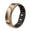 RingConn Gen 2 Air, Ultra-Thin AI Smart Ring, 10-Day Battery Life, Fitness/Sleep/Stress/HR Tracker for Women&Men, No App Fee for Standard Features, iOS & Android Compatible (Size 6, Dune Gold)
