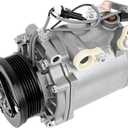 SCITOO AC Compressor for Mitsubishi Lancer 2.0L 2008-2009, Fast Cooling Air Conditioner Compressor for Mitsubishi Lancer 2.4L 2009, for Mitsubishi Outlander 2.4L 2008