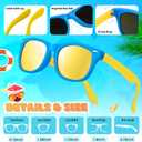 GIFTINBOX Kids Sunglasses Bulk, 24Pack Kids Sunglasses Party Favor with UV Protection for Boys Girls, Birthday Party Supplies for Beach Pool Goody Bag Toy Gift for Kids 3-8