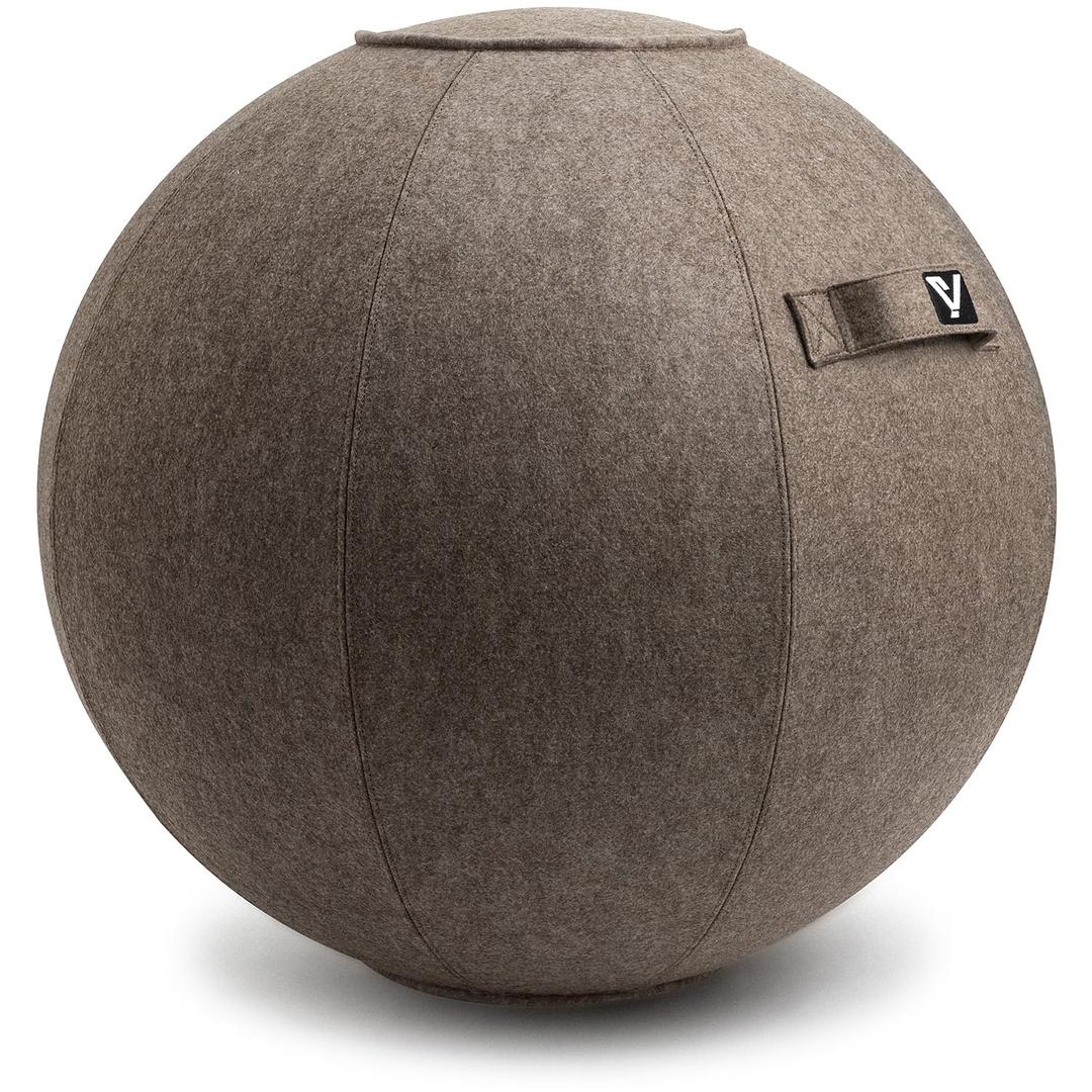 YOGIVO Sitting Ball Chair, Yoga Ball Chair Exercise Ball Chair for Home Office Desk, Stability Ball for Fitness & Pilates, Ergonomic Balance Ball Seat with Cover and Pump