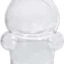 2 x Clear Acrylic Protective Case for 17cm Doll - Protective Display Cover for Blind Box Figures, Dust-Resistant Doll Storage Box, No Doll Included (Standing)