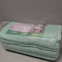 Gogreen 100% Cotton Super Soft Towels Pack of 6, Contains 2 Bath 27"x55", 2 Hand Towels 14"x30" & 2 Washcloths 14"x14", Lightweight and Highly Absorbent Quick Drying(Spa Blue)