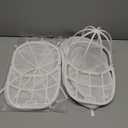 Eiito Hat Washer Cage Hats Cleaner, Hat Washer for baseball caps for Washing Machine or Dishwasher, Ball Cap Washer Frame for Flat & Curved Hats.2-Pack White