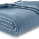 Vellux Original King Blanket - Soft Nylon Insulated Blanket for Bed Couch - Lightweight Machine Washable All Season - Pet Friendly Durable Wont Pill or Lint - 108x90 – Blue