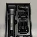 Beard Trimmer for Men - Hair Clippers with 42 Adjustable Length Settings, Professional Mens Grooming Kits Precision Trimming for Beard Facial Nose Trimmer IPX6 Waterproof LED Display Mustache Trimmer (Black)