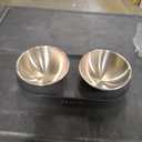 PETKIT 304 Stainless Steel Elevated Cat Bowls&Dog Bowls,Raised Cat Food and Water Bowl Set, Non-Slip, Anti Vomiting 15Tilted Cat Small Animal Plate