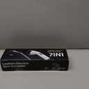 Leebein Electric Spin Scrubber, 2025 New Cordless Cleaning Brush Bathroom Scrubber, IPX7 Waterproof Shower Scrubber with 7 Brush Heads, Extendable Long Handle and 2 Speeds Scrubber for Bathtub Floor (Black)