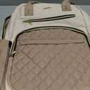 YAMTION Backpack for Women and Teen Girls,School Backpack TSA Laptop Bookbag with USB for College University Students Business Office Work Travel (15.6 inch, Khaki Beige)