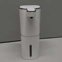 Automatic Soap Dispenser Wall Mounted USB C Rechargeable Electric Soap Dispenser with Sensor 4 Levels Adjustable White for Bathroom Kitchen