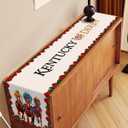 Nepnuser Derby Table Runner Run for The Roses Kentucky Horse Racing Party Decoration Home Kitchen Dining Room Decor (13" x 120")