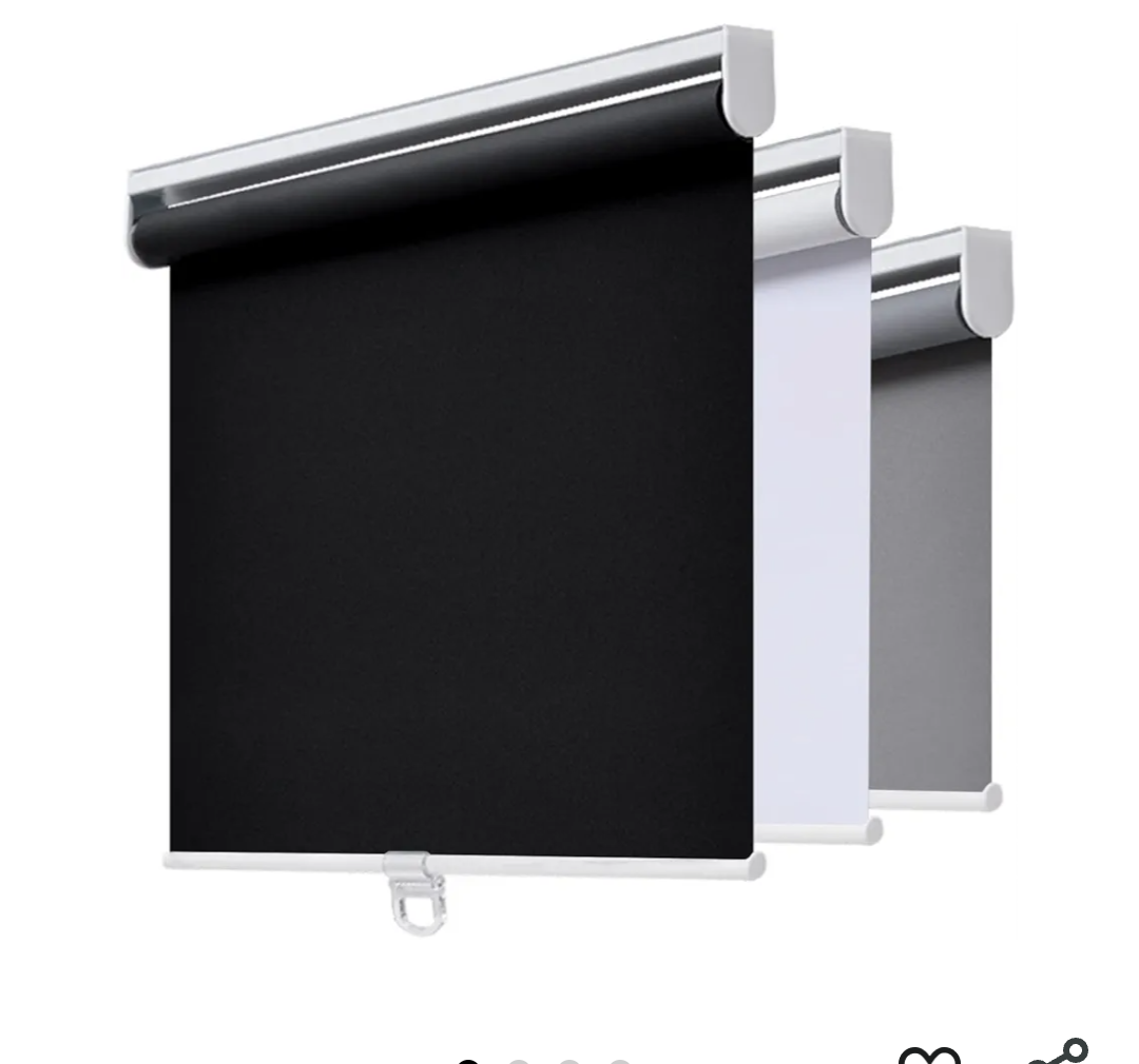 AOSKY Cordless Roller Shades Blackout Blinds for Windows Room Darkening Rolled Up Shades with Spring System, UV Protection Window Shades Door Blinds for Home and Office (30" W x 72" H, Black) AOSKY Cordless Roller Shades Blackout Blinds for Windows Room Darkening Rolled Up Shades with Spring System, UV Protection Window Shades Door Blinds for Home and Office (30" W x 72" H, Black)