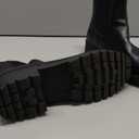 Vepose Women's 9607 Chelsea Ankle Boots Pull-On Booties for Women (8.5, Black)