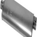 Walker Quiet-Flow SS 21054 Direct Fit Exhaust Muffler 3" Inlet (ID) 3" Outlet (ID) for Dodge Ram 2500