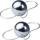 2-pack XL Espresso Cooling Balls, Stainless Steel Iced Coffee Coolers, Suitable for Cooling Espresso, Safe Materials, Enhances Coffee Flavor