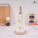 Radicaln Marble Paper Towel Holder Countertop 12.5 Inch Verona Towel Stand for Bathroom & Kitchen, Premium Handmade Countertop Towel Holder, Elegant & Durable Design