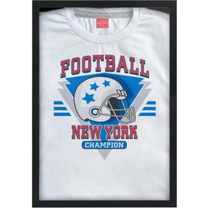 Americanflat T-Shirt Frame - 13.5x20 Frame with Shatter-Resistant Glass and Folding Insert - All-Star Collection - Black Tshirt Frames for Wall Display - Ideal for Sports Memorabilia or Graphic Tees