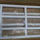 Fixed Window Safety Guard 14x 38 *2 Pack Adjustable Width Prevents Accidental Falls, Non-Egress, Tamper Resistant Screws Included, White