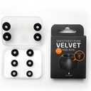 Divinus Velvet Wide Bore Silicone Eartips for 4-6mm Nozzle, Replaceable IEM Earbud Tips with Enhanced Sound Quality and Comfort (Full Size(2 Pairs))