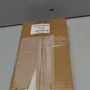 goldenwarm 2 Pack 4 x 4 Inch Ball Bearing Door Hinges Heavy Duty Stainless Steel Exterior Door Hinges with Square Corners, Brushed Nickel, Smooth & Quiet with Non-Removable Pin