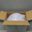 bUCLA 100PCS White Plastic Plates-10.25inch Disposable Dinner Plates-Premium Party&Wedding Plates