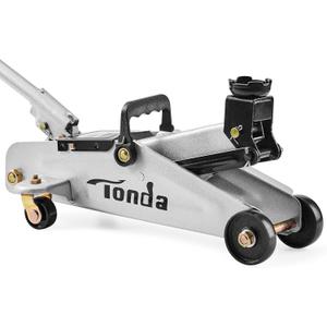 TONDA Floor Jack, Hydraulic Portable Car Lift Jack, 2 Ton (3,800 lb) Capacity, Silver