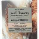 White Barn Wallflowers Home Fragrance Refills 2 Bulbs (Mahogany Teakwood), Clear
