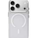 Magnetic Series for iPhone 17 Pro,[Compatible with MagSafe][Military Grade Drop Protection & Camera Control],Slim Translucent Frosted Matte Shockproof Protective Bumper Cover,White