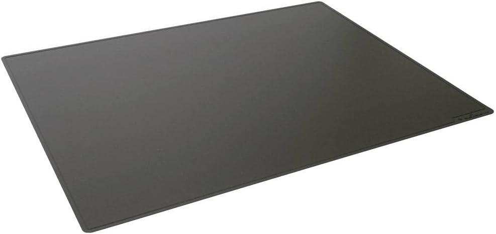 Durable Contoured Edge Black Desk Pad 26" x 19" - Non-Slip, Glare-Free Desk Mat Surface for an Organized and Protected Workstation, Desk Mat for Desktop, Large