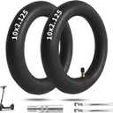 10 x 2.125 Scooter Tire Inner Tube, 10 inch Tube, Compatible with 10x1.90 10x1.95 10 x 2 54-152 Most, for Segway Ninebot F20, F25, F30, F40 Electric Scooter [Thickened] [Tire Levers] (2 Pack)
