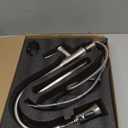 Kitchen Faucet with Pull Down Sprayer, Single Handle High Arc Utility Sink Faucet with Deck Suitable for bar for Kitchen Sink, Laundry Sink, Wet Bar or RV, Brushed Nickel