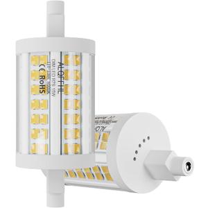 R7S 78mm LED Bulb 15W, Dimmable J Type Double Ended Flood Light (150W Halogen T3 Replacement), 120V 2000 lm, Wall Security Floor Standing Torchiere Lamp for Work and Home, Pack of 2 (6000K Cool White)