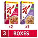 Kelloggs Special K Breakfast Cereal, Family Breakfast, Fiber Cereal, Family Size, Variety Pack (3 Boxes) (EXP 03/12/26)