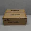 GOLDHILL 10.5" Outdoor Semi Flush Mount Light 2 Pack, Bronze & Gold Metal Ceiling Fixture Set, Rust-Proof Powder Coated Exterior Lighting for Porch, Garage & Hallway