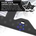 Silicone License Plate Frames with 3D American Flag Pattern,Stylish Car Plate Frame with Bolts & Gaskets,Universal Licence Plates Frame Holder as USA 250th Anniversary Merchandise