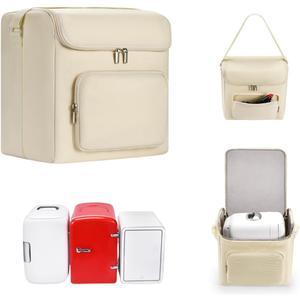 Portable mini fridge case/skincare fridge/Travel Makeup Bag Easy carry for Camping, Picnic,Car,Cosmetic & Skincare fridge case,Travel Case,Travel Makeup Bag 