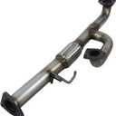 Exhaust Y Pipe Front Flex Pipe with Mounting Hardware Kit for Honda Pilot 2005-2011, Ridgeline 2006-2008, Acura MDX 2003-2006 3.5