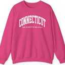 Connecticut Adult Unisex Crewneck Sweatshirt, Small