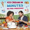 Instant Pot InstantChill Ice Cream Maker with BuiltIn Compressor, No PreFreezing, Real Ice Cream in Minutes*, Gelato, Sorbet, Rolled, NonDairy, MixIns, Easy Clean Up, Quiet, Makes Up to 2 Pints