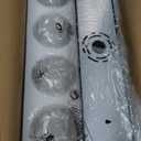 Bathroom Light Fixtures, 4-Light Modern Vanity Light with Clear Glass Wine Glass-Shaped Shade, Vanity Lighting Fixtures Over Mirror, Matte Black, VL155-MB-4